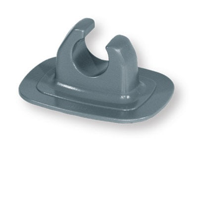 Ferma Remi in Gomma Fast Rubber , Bianco/Nero, per Barca Gommone Tender